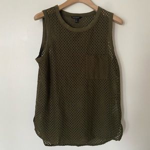 Banana Republic Peep Holes Tank Top